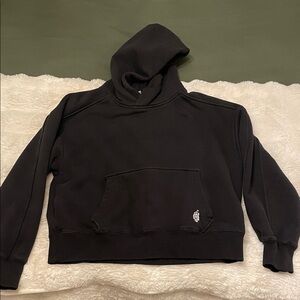 Black Hoodie with Front Pocket